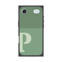 プレミアムスクエアケース［ オリジナル - initial two tone - P green ］