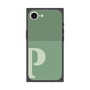 プレミアムスクエアケース［ オリジナル - initial two tone - P green ］