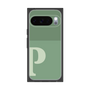プレミアムスクエアケース［ オリジナル - initial two tone - P green ］