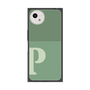 プレミアムスクエアケース［ オリジナル - initial two tone - P green ］
