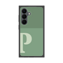 プレミアムスクエアケース［ オリジナル - initial two tone - P green ］