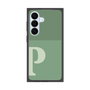 プレミアムスクエアケース［ オリジナル - initial two tone - P green ］