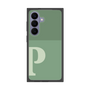 プレミアムスクエアケース［ オリジナル - initial two tone - P green ］