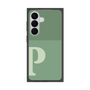 プレミアムスクエアケース［ オリジナル - initial two tone - P green ］