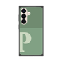 プレミアムスクエアケース［ オリジナル - initial two tone - P green ］