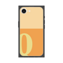 プレミアムスクエアケース［ オリジナル - initial two tone - Q orange ］