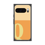 プレミアムスクエアケース［ オリジナル - initial two tone - Q orange ］