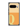 プレミアムスクエアケース［ オリジナル - initial two tone - Q orange ］