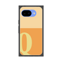 プレミアムスクエアケース［ オリジナル - initial two tone - Q orange ］