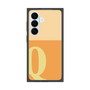 プレミアムスクエアケース［ オリジナル - initial two tone - Q orange ］
