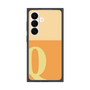 プレミアムスクエアケース［ オリジナル - initial two tone - Q orange ］