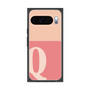 プレミアムスクエアケース［ オリジナル - initial two tone - Q pink ］