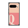プレミアムスクエアケース［ オリジナル - initial two tone - Q pink ］
