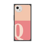 プレミアムスクエアケース［ オリジナル - initial two tone - Q pink ］