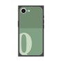 プレミアムスクエアケース［ オリジナル - initial two tone - Q green ］