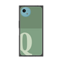 プレミアムスクエアケース［ オリジナル - initial two tone - Q green ］