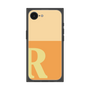 プレミアムスクエアケース［ オリジナル - initial two tone - R orange ］