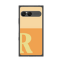 プレミアムスクエアケース［ オリジナル - initial two tone - R orange ］