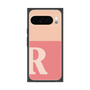 プレミアムスクエアケース［ オリジナル - initial two tone - R pink ］