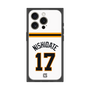 プレミアムスクエアケース［ 読売ジャイアンツ - #17 NISHIDATE - ホーム ］