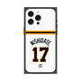 プレミアムスクエアケース［ 読売ジャイアンツ - #17 NISHIDATE - ホーム ］