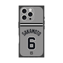 プレミアムスクエアケース［ 読売ジャイアンツ - #6 SAKAMOTO - ビジター ］