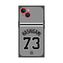 プレミアムスクエアケース［ 読売ジャイアンツ - #73 HASHIGAMI - ビジター ］