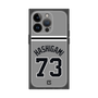 プレミアムスクエアケース［ 読売ジャイアンツ - #73 HASHIGAMI - ビジター ］