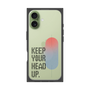 プレミアムスクエアケース［ オリジナル - ドットオーバーレイ - KEEP YOUR HEAD UP/A ］