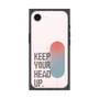 プレミアムスクエアケース［ オリジナル - ドットオーバーレイ - KEEP YOUR HEAD UP/A ］