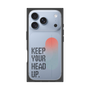 プレミアムスクエアケース［ オリジナル - ドットオーバーレイ - KEEP YOUR HEAD UP/A ］