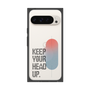 プレミアムスクエアケース［ オリジナル - ドットオーバーレイ - KEEP YOUR HEAD UP/A ］