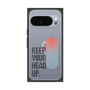 プレミアムスクエアケース［ オリジナル - ドットオーバーレイ - KEEP YOUR HEAD UP/A ］