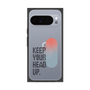 プレミアムスクエアケース［ オリジナル - ドットオーバーレイ - KEEP YOUR HEAD UP/A ］