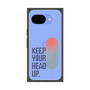 プレミアムスクエアケース［ オリジナル - ドットオーバーレイ - KEEP YOUR HEAD UP/A ］