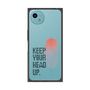 プレミアムスクエアケース［ オリジナル - ドットオーバーレイ - KEEP YOUR HEAD UP/A ］