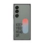 プレミアムスクエアケース［ オリジナル - ドットオーバーレイ - KEEP YOUR HEAD UP/A ］