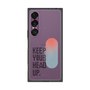 プレミアムスクエアケース［ オリジナル - ドットオーバーレイ - KEEP YOUR HEAD UP/A ］