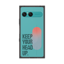 プレミアムスクエアケース［ オリジナル - ドットオーバーレイ - KEEP YOUR HEAD UP/A ］