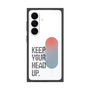 プレミアムスクエアケース［ オリジナル - ドットオーバーレイ - KEEP YOUR HEAD UP/A ］