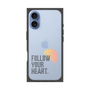プレミアムスクエアケース［ オリジナル - ドットオーバーレイ - FOLLOW YOUR HEART/A ］