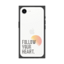 プレミアムスクエアケース［ オリジナル - ドットオーバーレイ - FOLLOW YOUR HEART/A ］