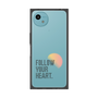 プレミアムスクエアケース［ オリジナル - ドットオーバーレイ - FOLLOW YOUR HEART/A ］