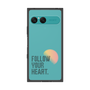 プレミアムスクエアケース［ オリジナル - ドットオーバーレイ - FOLLOW YOUR HEART/A ］
