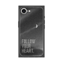 プレミアムスクエアケース［ オリジナル - ドットオーバーレイ - FOLLOW YOUR HEART/B ］
