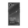 プレミアムスクエアケース［ オリジナル - ドットオーバーレイ - FOLLOW YOUR HEART/B ］