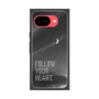 プレミアムスクエアケース［ オリジナル - ドットオーバーレイ - FOLLOW YOUR HEART/B ］