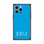 プレミアムスクエアケース［ オリジナル - ESTJ 幹部 - アルファベット - ブルー ］