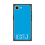 プレミアムスクエアケース［ オリジナル - ESTJ 幹部 - アルファベット - ブルー ］
