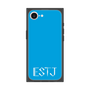 プレミアムスクエアケース［ オリジナル - ESTJ 幹部 - アルファベット - ブルー ］